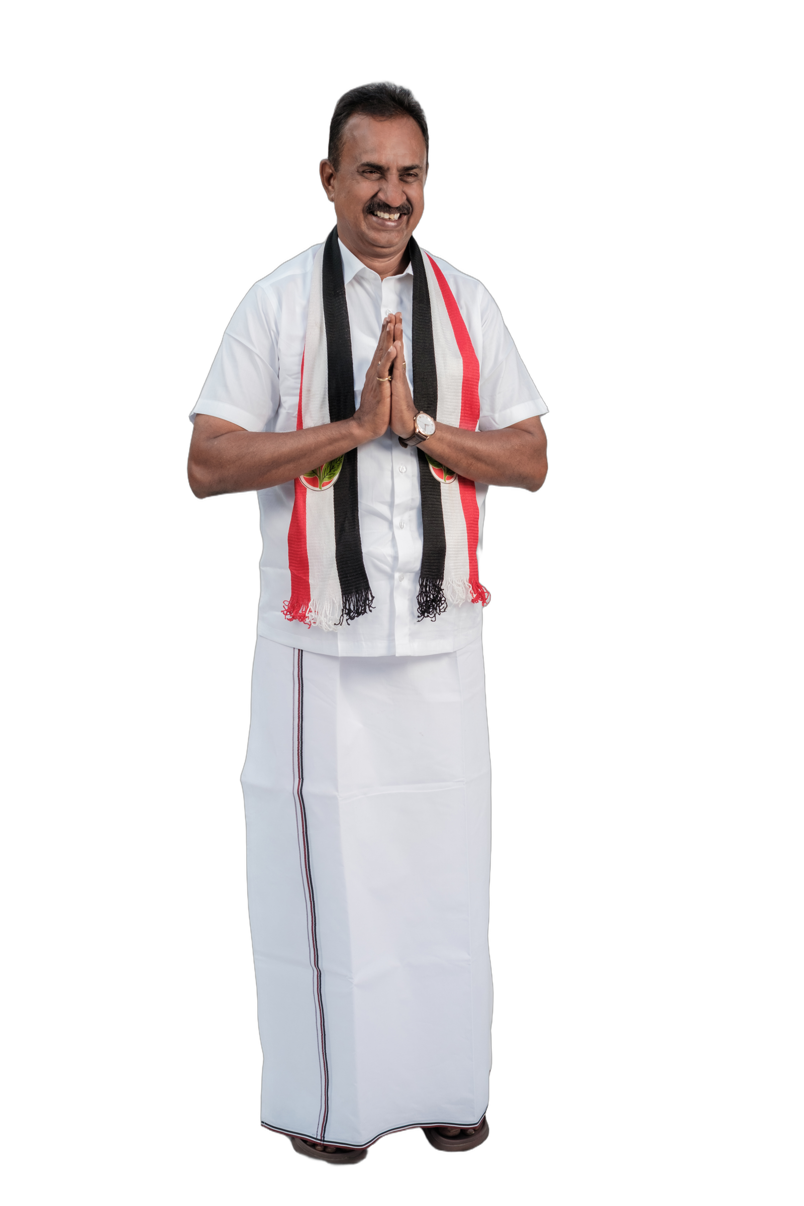 S. P. Velumani greeting the public