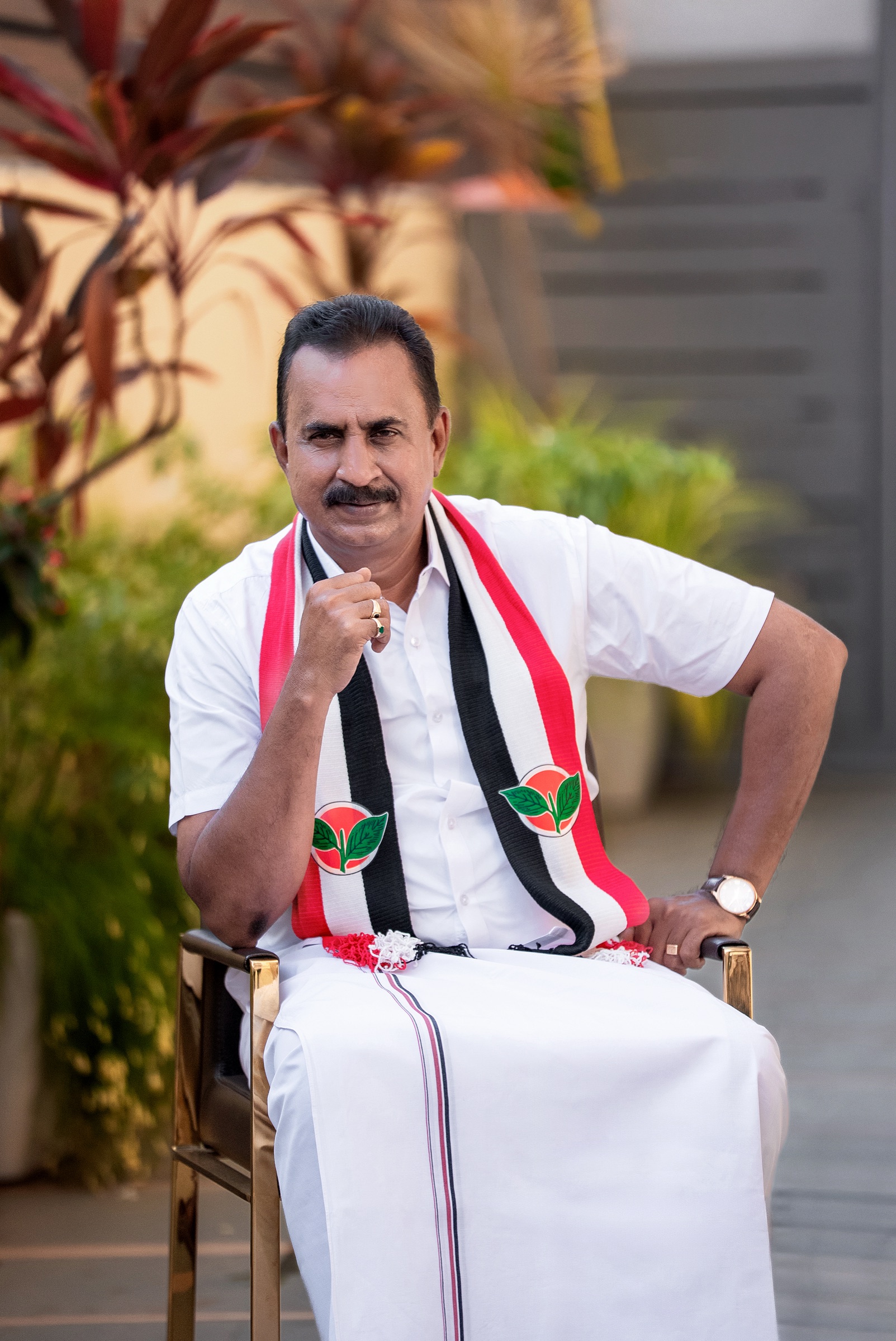 S. P. Velumani in a leadership portrait