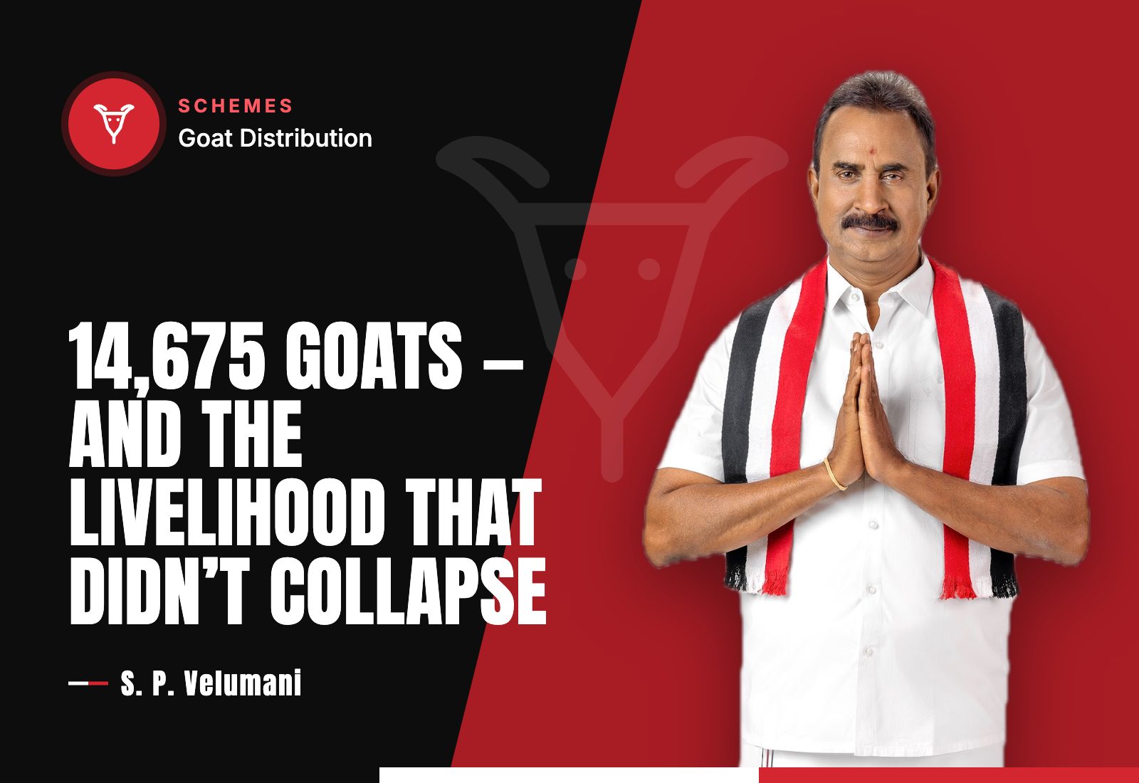 14,675 Goats — And the Livelihood That Didn’t Collapse — S. P. Velumani