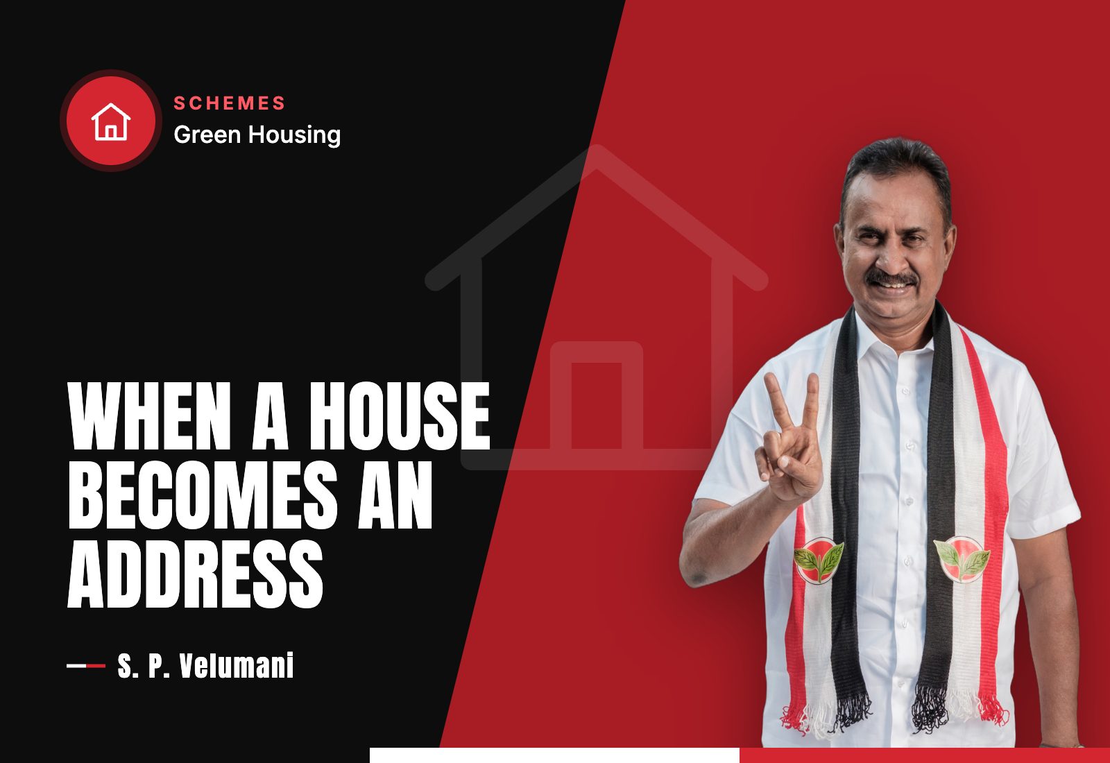 When a House Becomes an Address — S. P. Velumani