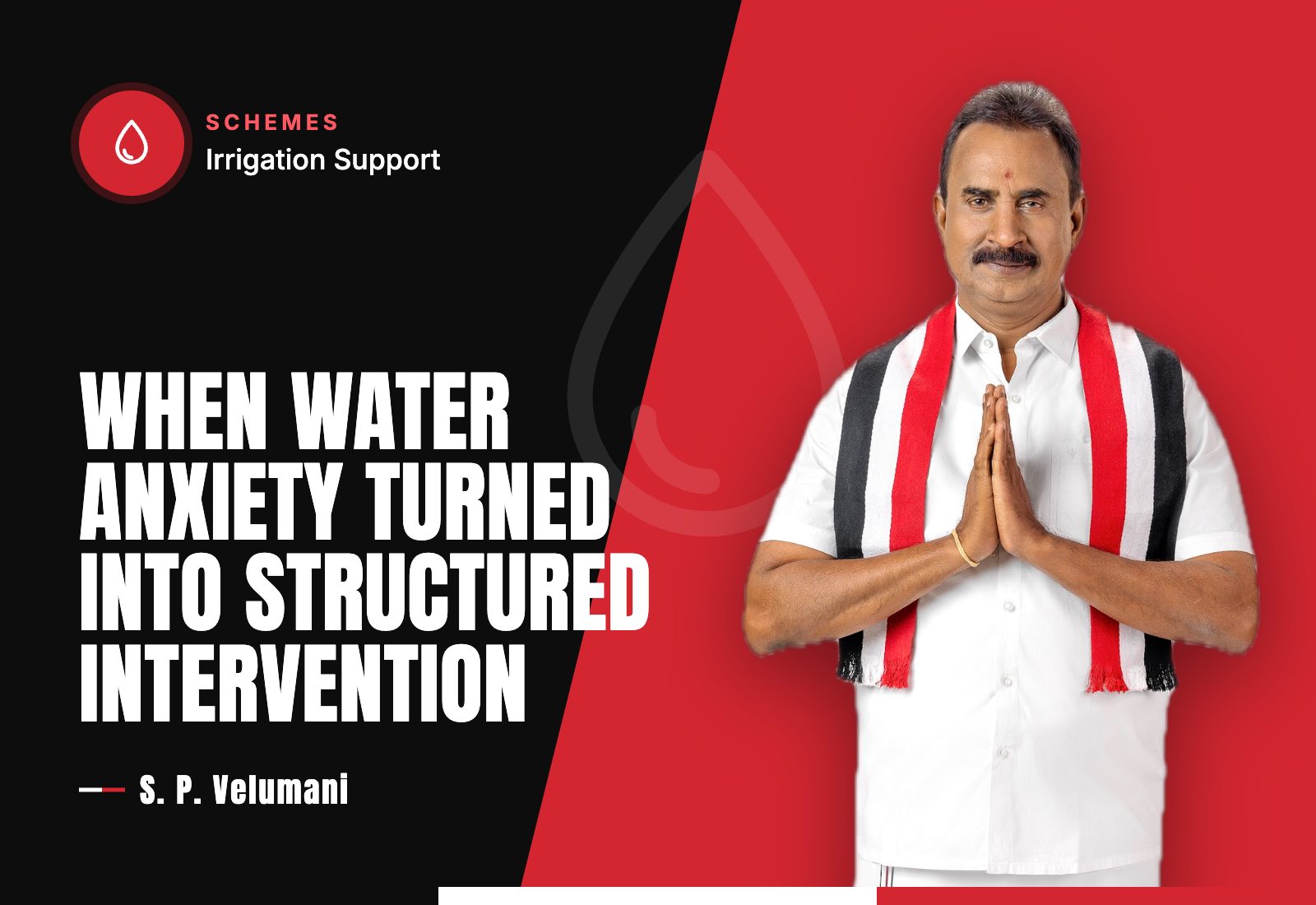 When Water Anxiety Turned Into Structured Intervention — S. P. Velumani